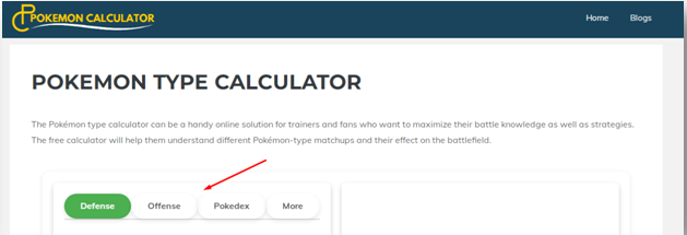 Pokémon Type Calculator